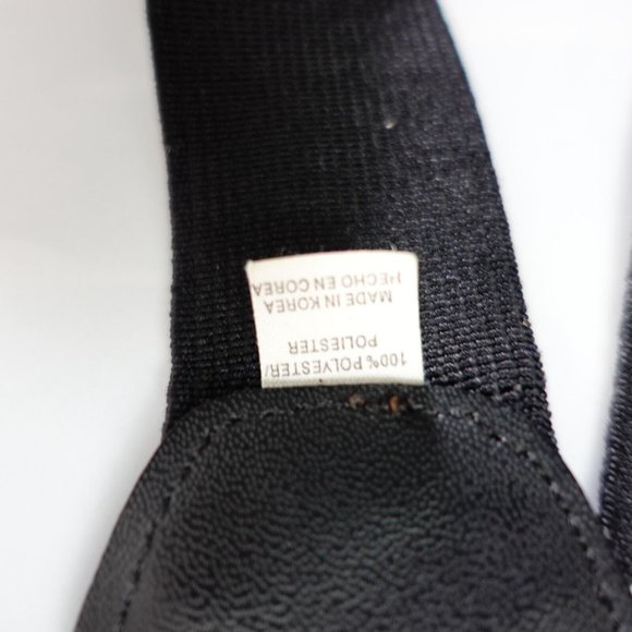 Suspender Men Black Clip on Y Back Stretch Elastic Silver Clip Adjustable Strap - Picture 4 of 8